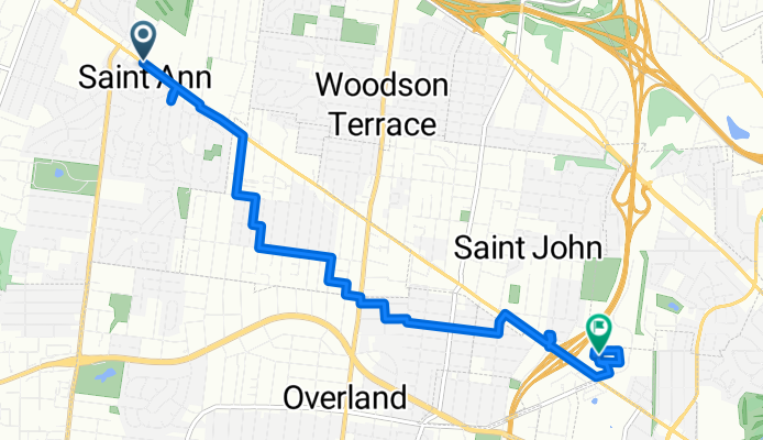 Saint Charles Rock Road 10423, Saint Ann to Saint John Industrial Court 8421, St. Louis