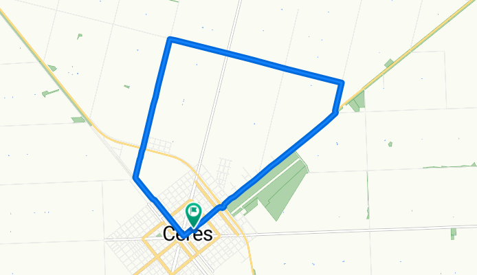 De Avenida de Mayo 200, Ceres a Avenida de Mayo 200, Ceres