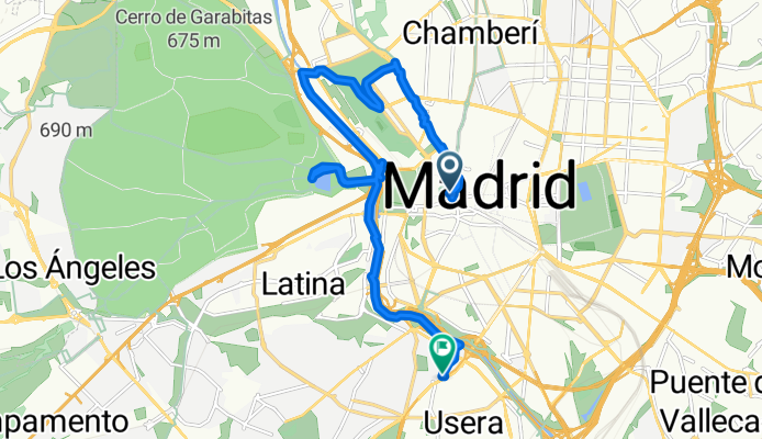 De Calle del Bonetillo 12, Madrid a Paseo de Santa María de la Cabeza 124, Madrid