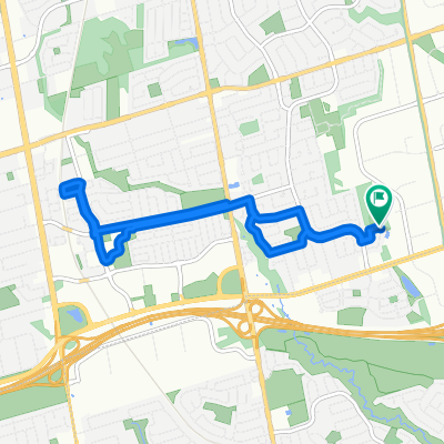 Samantha Circle 67, Richmond Hill to Samantha Circle 63, Richmond Hill