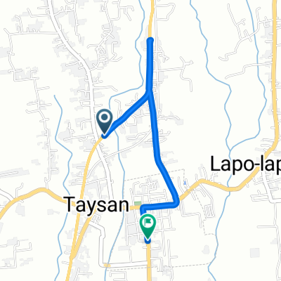 Route to San Jose - Ibaan - Batangas Road 250