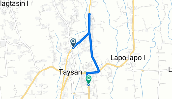 Route to San Jose - Ibaan - Batangas Road 250