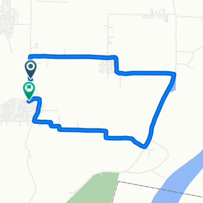 Route from Tiggipur Road, New Delhi