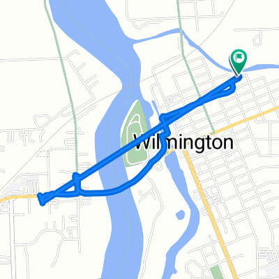 315 N Washington St, Wilmington to 310 N Mitchell St, Wilmington