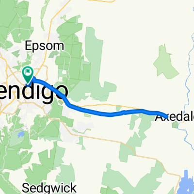 Nolan Street, Bendigo to 65 Joseph Street, Bendigo