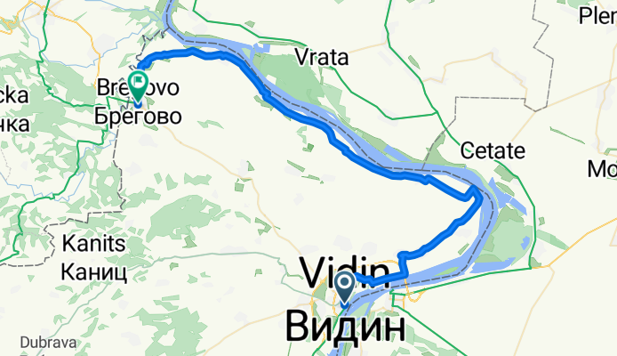 EuroVelo 6 Vidin– Bregovo