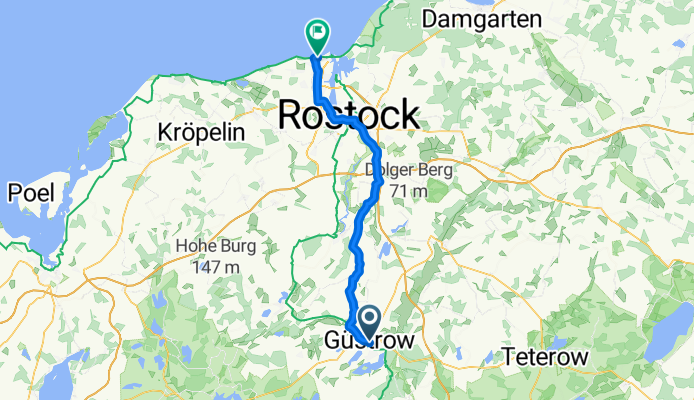 Güstrow-Rostock-Warnemünde