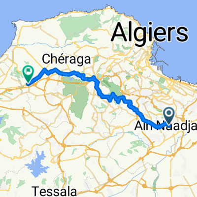 Rue Akila Ben Ahmed, Djasr Kasentina to Chéraga