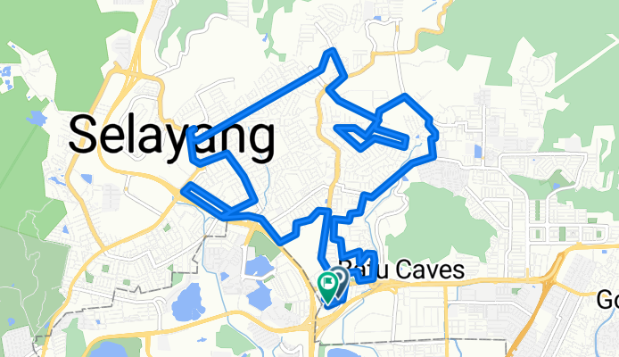 Medan Batu Caves to Jalan Medan Selayang 1 26, Batu Caves