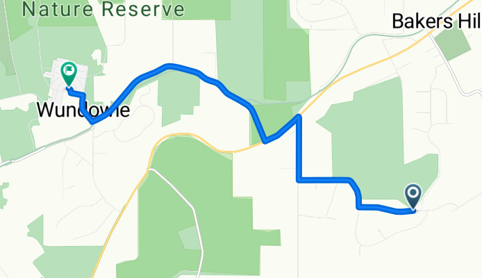 Gleeson Hill Road, Bakers Hill to Boronia Avenue 46, Wundowie