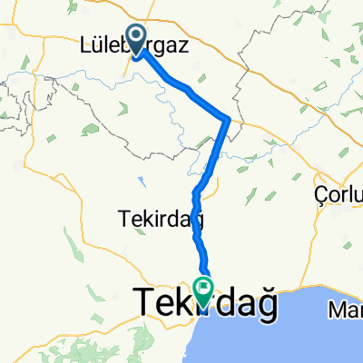Burgaz to Tekirdag