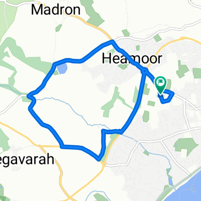 PZ Tri run route