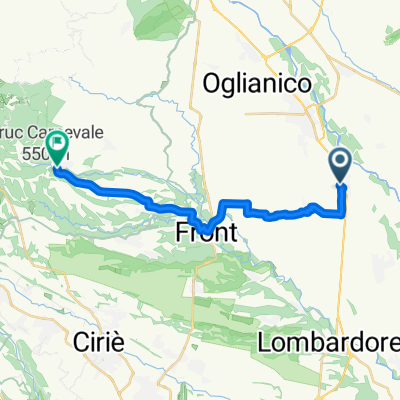 Da Via Circonvallazione 10, Feletto a Piazza Osella 22, Rocca Canavese