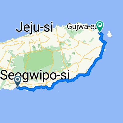 Saekdal-dong 2950-22, Seogwipo to Gujwa-eup 52-2, Cheju
