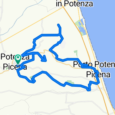 Da Via La Concia 5/E, Potenza Picena a Via La Concia 5/E, Potenza Picena