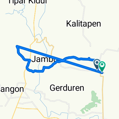 Jalan Purwojati - Cilongok to Jl. Inpres no 28, Purwojati