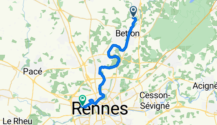 Itinéraire vers Résidence Saint-Jean-Baptiste de La Salle, Rennes