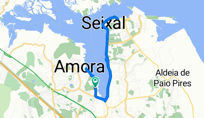De Avenida Silva Gomes 132, Amora a Avenida Silva Gomes 132, Amora