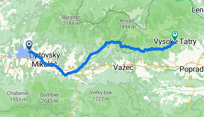 Liptowska Mara - Vysoke Tatry(Stary Smokovec)