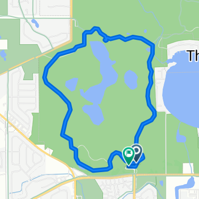 Route from 20160 W Washington St, Grayslake