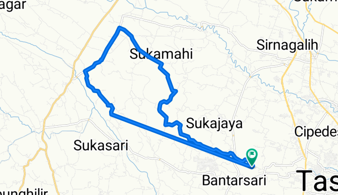 Unnamed Road, Kecamatan Bungursari to Unnamed Road, Kecamatan Bungursari