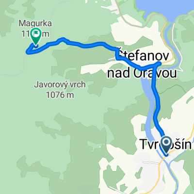 Tvrdošín - Štefanov n. Oravou - Magurka (vysielač)