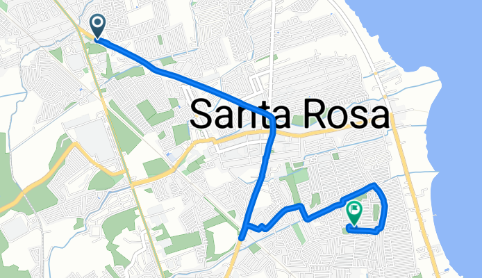 Rizal Boulevard 3, Santa Rosa to Andromida Street 62, Santa Rosa