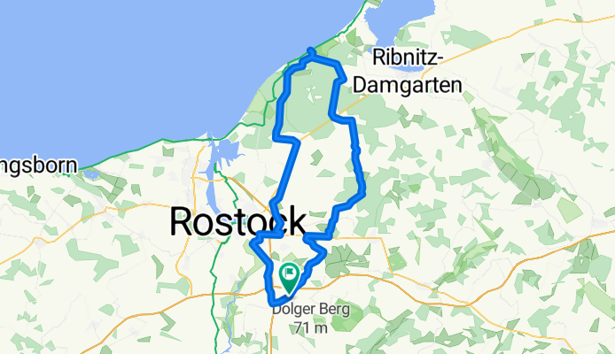 Dummerstorf nach Graal-Müritz (Strand) und retour