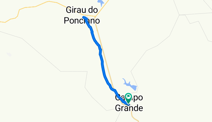 De Avenida Tiradentes, Campo Grande a Avenida Tiradentes, Campo Grande