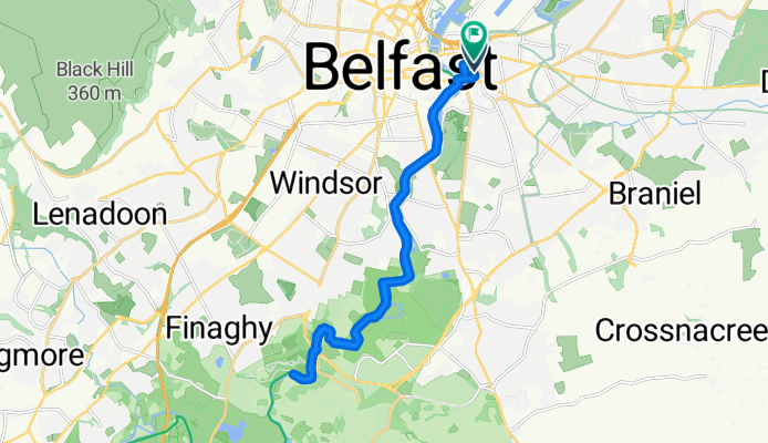 6 Lisbon St, Belfast to 42 Mountpottinger Road, Belfast