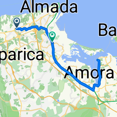 De Rua de Dentro 24–26, Caparica a Avenida 23 de Julho, Almada