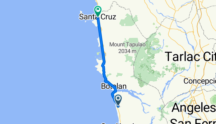 Route to Montevirgen, Santa Cruz