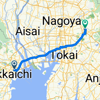 286-4, Kawagoe to 20-1, Nagoya