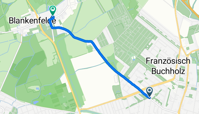 Blankenfelder Straße 52, Berlin nach Hauptstraße 41, Berlin
