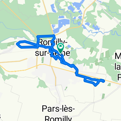 Parcours Romilly intra-muros