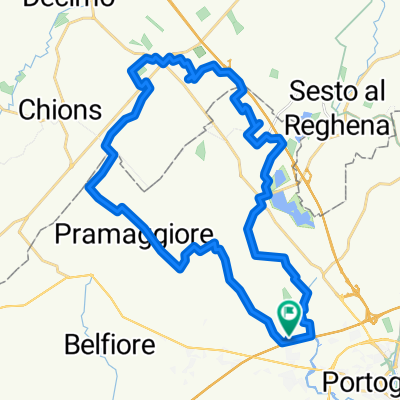 Da Via Ca' Tiepolo, Portogruaro a Via Ca' Tiepolo 7–9, Portogruaro