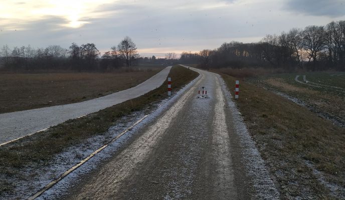 Foto 2 de la ruta de Bikemap "Wrocław - Szymanów - Wrocław - wałami"