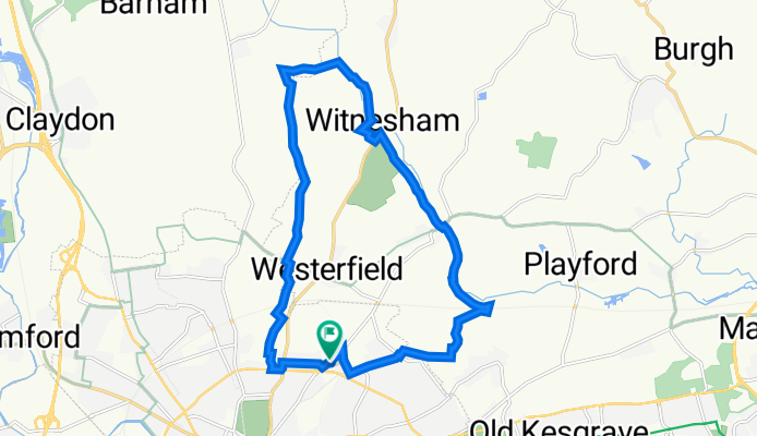 WALK - Westerfield, Witnesham, Tuddenham #2 (10.2 miles)