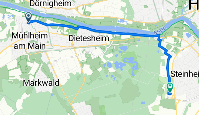 Da Sackgasse 16, Mühlheim am Main a Otto-Hahn-Straße 34–46, Hanau