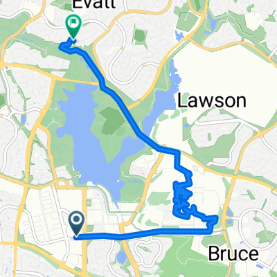 Belconnen to Evatt via Uni of Canberra