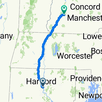 8 Mountain View Dr, Rocky Hill to 38 Murdough Rd, Stoddard