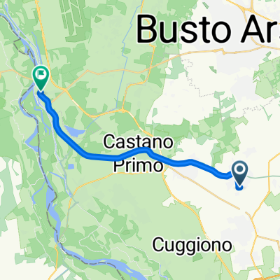 Da Via dei Pioppi 1, Arconate a Piazza Parravicino, Tornavento
