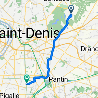 De 45 Rue Gaston Merlhe, Dugny à 32 Rue des Roses, Paris