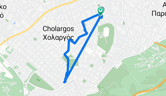 Αρκαδίου 46, Χολαργός to Αρκαδίου 46, Χολαργός