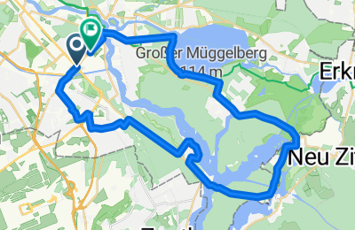 Route in der Bikemap App öffnen