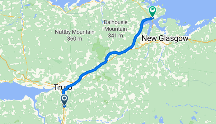 1110203 11of12 NS - 02c Brookfield, NS to Pictou, NS (Birchwood Campground and Cabins) 72km