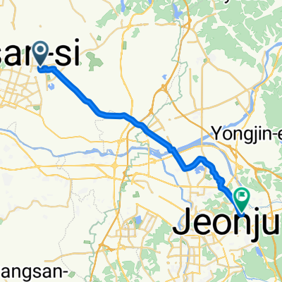 499-1 Eoyang-dong, Iksan-si to 235 Ua-dong3(sam)-ga, Jeonju-si