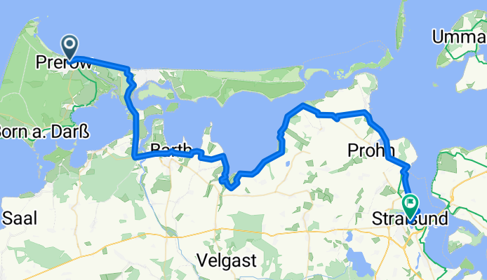 Etappe 117 Prerow - Stralsund