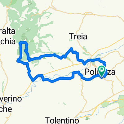 Pollenza - Pitino - Monte Verde - Passo di Treia - Rotelli - Pollenza