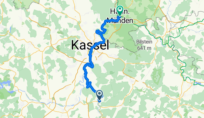 Etappe 105 Melsungen - Hann.-Münden
